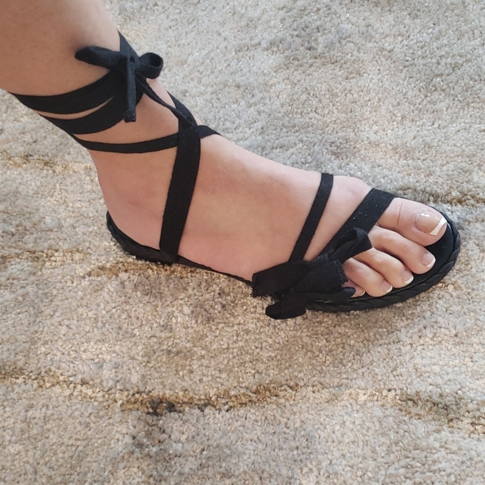 ❤ Christian Dior Rope Ankle Sandals ❤